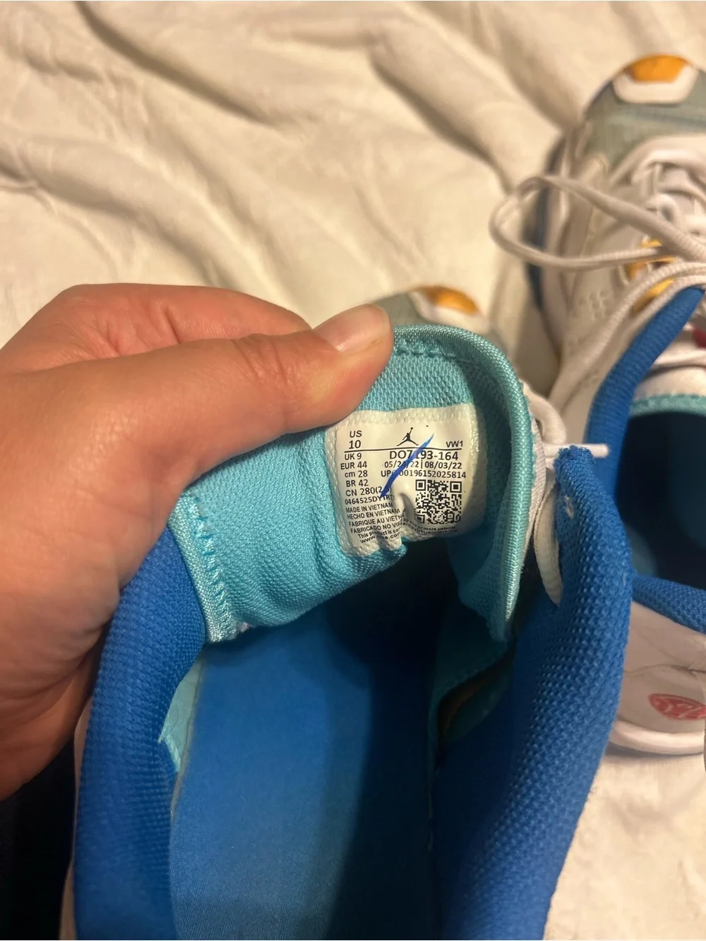 Jordan One Take 4 White Lagoon Pulse Size M10